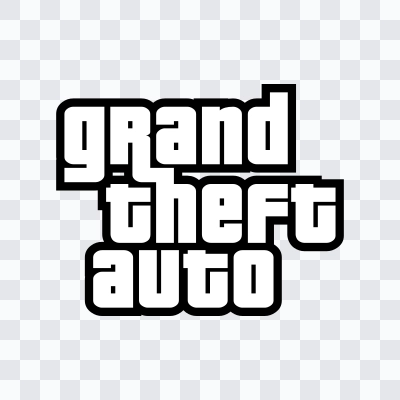 GTA (Grand Theft Auto) colored logo SVG