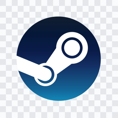 Steam colored icon in SVG format