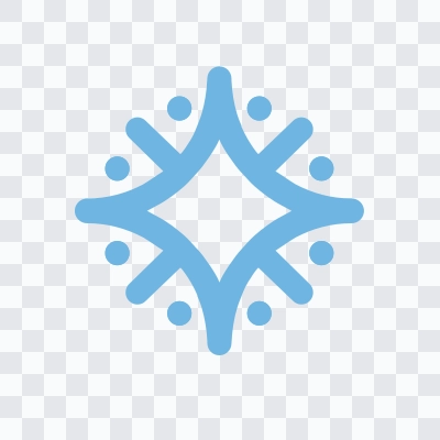 Kementerian Ekonomi Kreatif (Ekraf) colored logo in SVG format