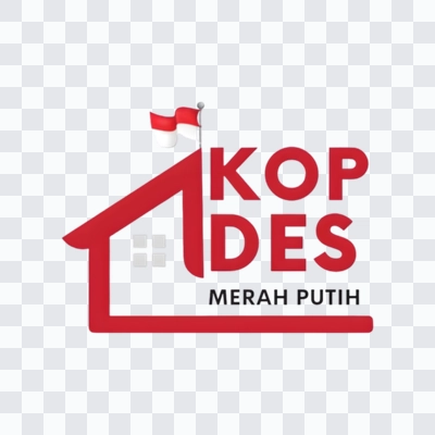 Koperasi Desa Merah Putih / Kopdes logo png dark download