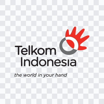 Logo Telkom Indonesia berwarna format SVG