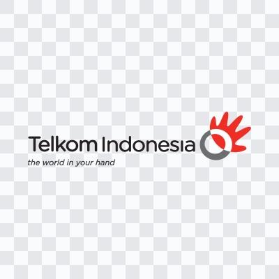 Logo Telkom Indonesia berwarna format SVG