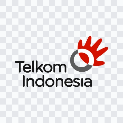 Logo Telkom Indonesia berwarna format SVG
