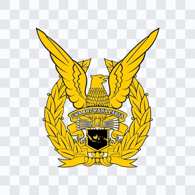 Indonesian Air Force logo png dark download