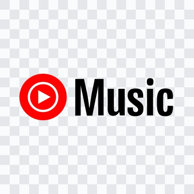 Youtube Music colored logo in SVG format