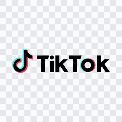 TikTok logo svg dark download