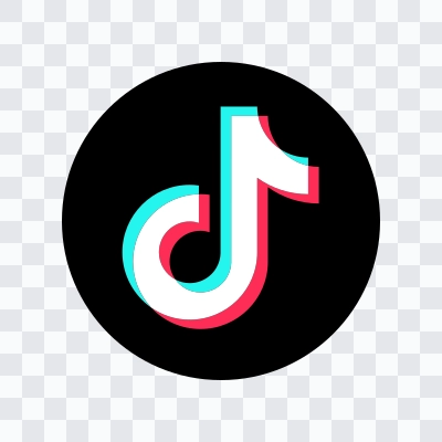 TikTok icon svg dark download
