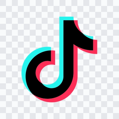 TikTok icon svg dark download