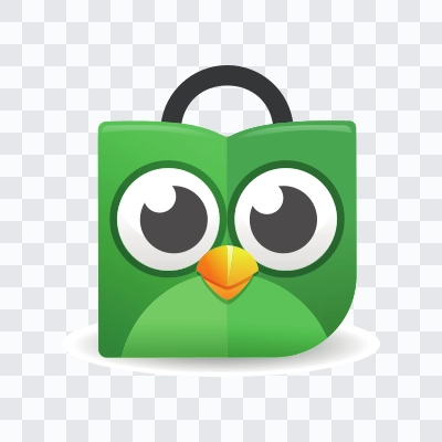 Tokopedia colored icon in SVG format