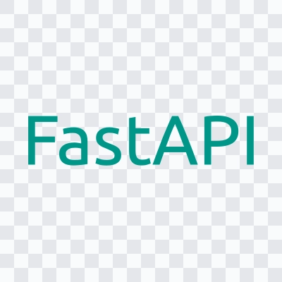 FastAPI colored wordmark SVG