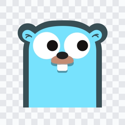Golang colored icon SVG