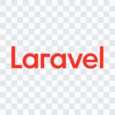 Laravel colored wordmark SVG
