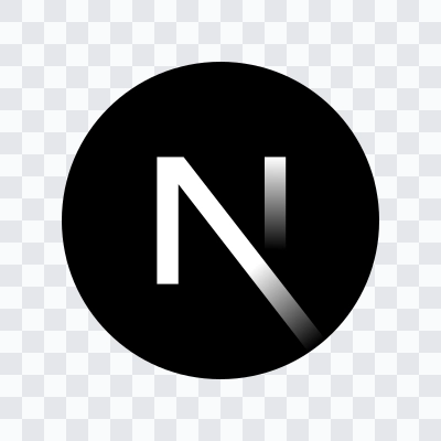 Next.js colored logo SVG