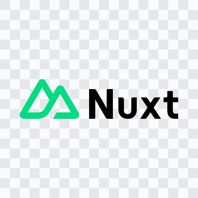 Nuxt colored logo SVG