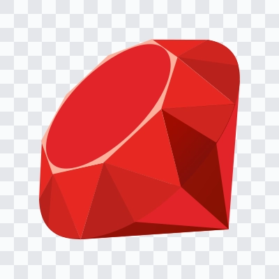Ruby colored logo SVG