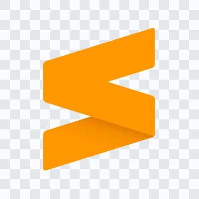 Sublime Text colored icon SVG