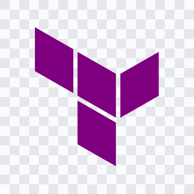 ikon Terraform berwarna SVG