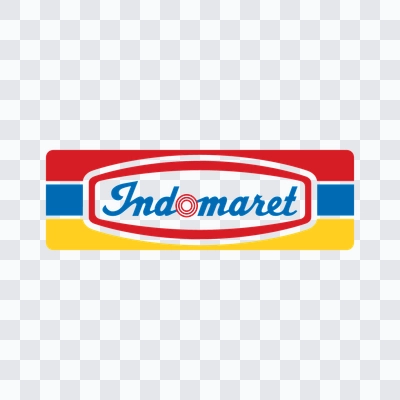 Indomaret colored logo in PNG format