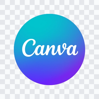 Canva colored logo in SVG format