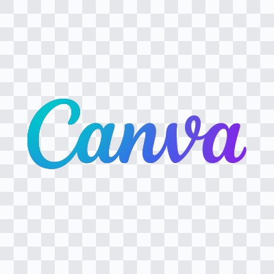 Canva colored logo in SVG format