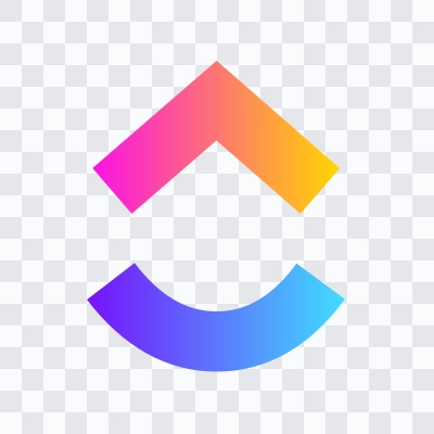ClickUp colored icon SVG