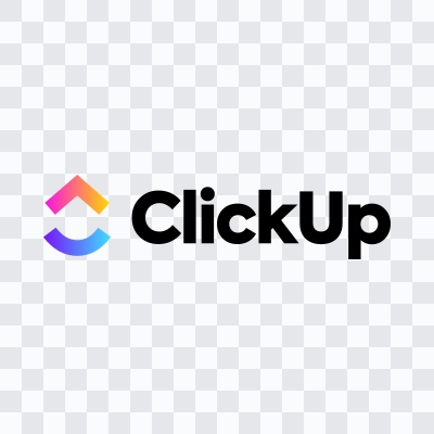 ClickUp colored logo SVG