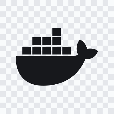 Logo Docker berwarna format SVG