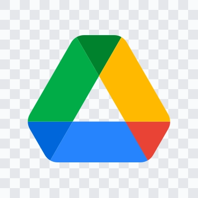 Google Drive colored icon in SVG format