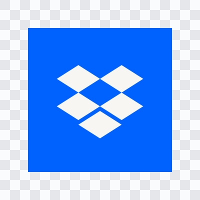 Dropbox colored icon in PNG format