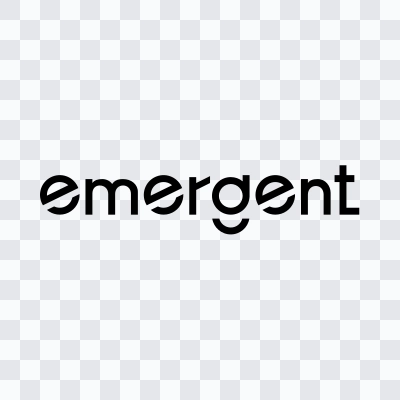 Emergent logo svg dark download