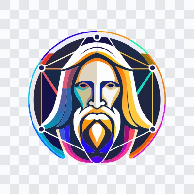 Leonardo colored icon in SVG format
