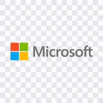 download logo Microsoft dark svg