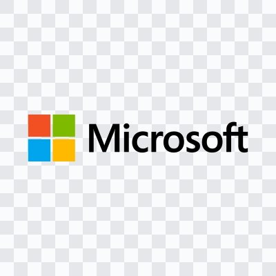 download logo Microsoft dark svg