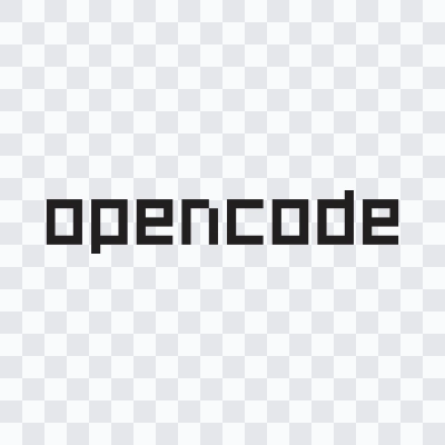 Logo OpenCode berwarna format SVG