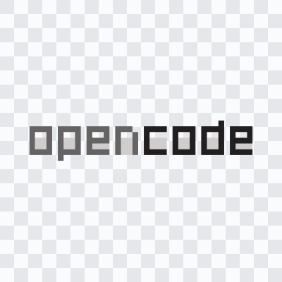 Logo OpenCode berwarna format SVG