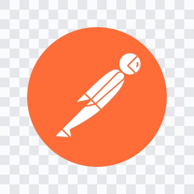 Logo Postman berwarna format SVG