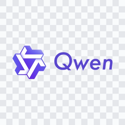 Qwen AI colored logo in PNG format