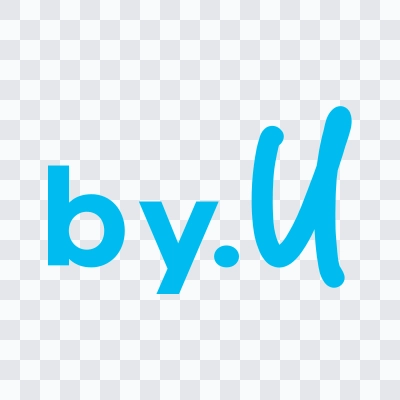 by.U colored logo SVG