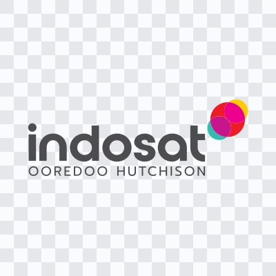 Logo Indosat Ooredoo Hutchison berwarna format SVG