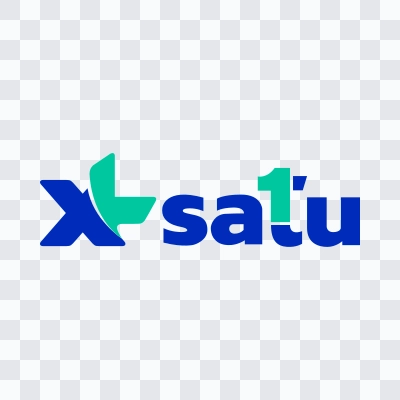 download logo XL Satu dark svg