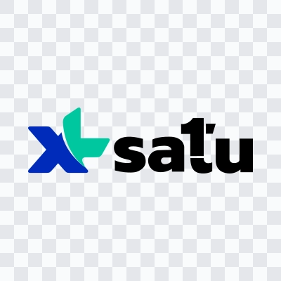 download logo XL Satu dark svg