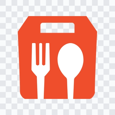 Logo Shopee Food berwarna format PNG