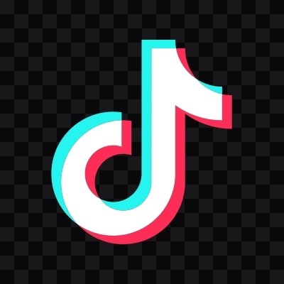 TikTok icon svg light download