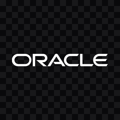 Oracle white logo SVG