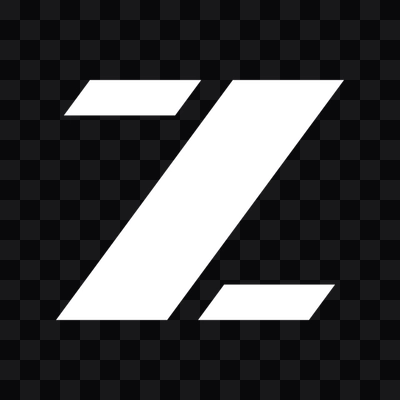 Z AI white icon in PNG format