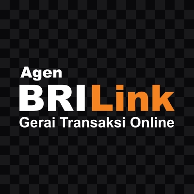 Agen BRILink white logo in SVG format