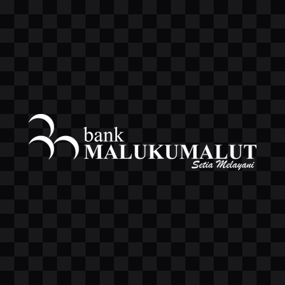 Bank Maluku Malut white logo in PNG format
