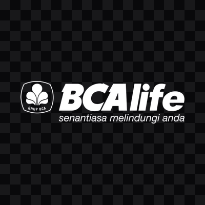 Logo BCA Life putih format PNG