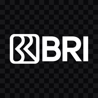 Bank Rakyat Indonesia (BRI) white logo in SVG format