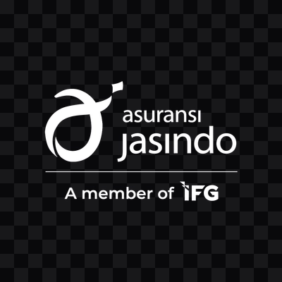 Jasindo white logo in PNG format